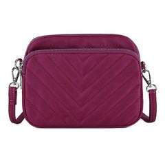 Nylon Shoulder Bag Womens Large-capacity Multi-purpose Solid Zipper Bags