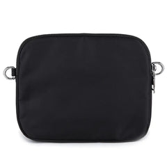 Nylon Shoulder Bag Womens Large-capacity Multi-purpose Solid Zipper Bags