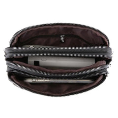 Nylon Shoulder Bag Womens Large-capacity Multi-purpose Solid Zipper Bags
