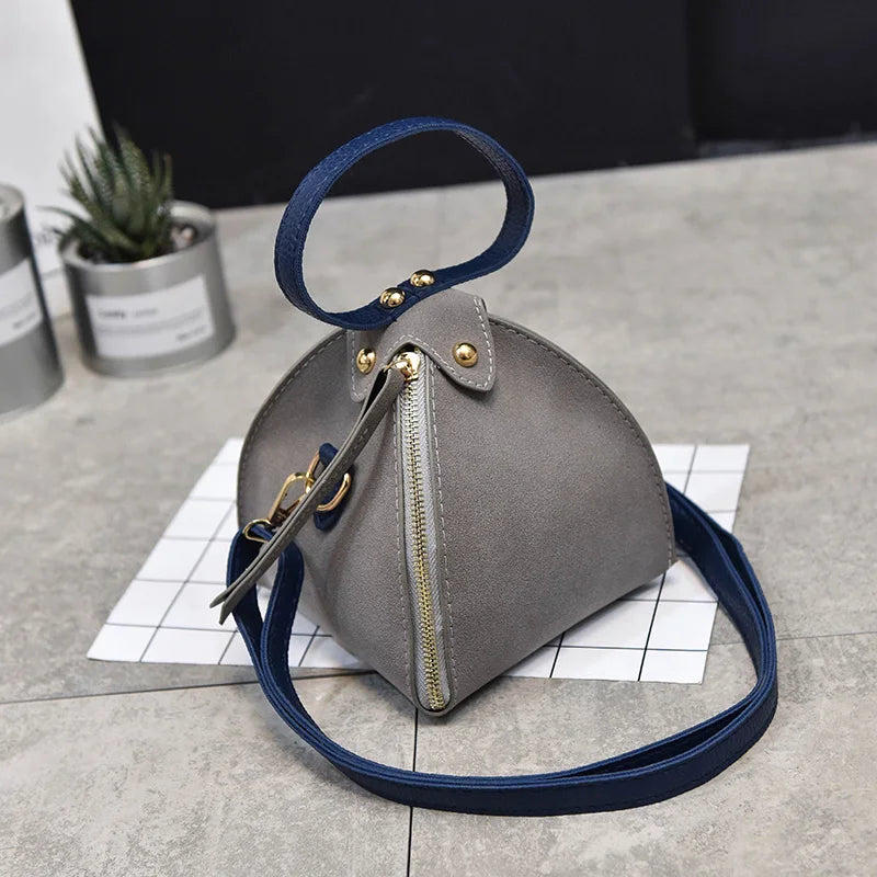 Triangle Tote Pu Leather Crossbody Bag Women Shoulder BAGS Female Messenger Hand