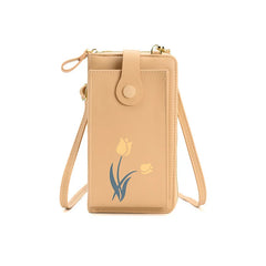 Women's Vertical Mobile Bag Small Wallet for Phone