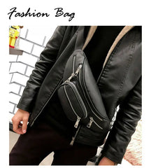 Women's Waist Bag Fanny Pack PU Leather Belt Purse Phone Key Pouch