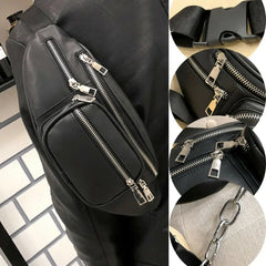 Women's Waist Bag Fanny Pack PU Leather Belt Purse Phone Key Pouch