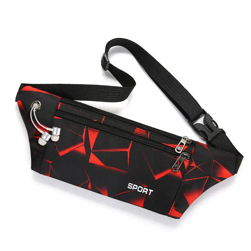 Large Capacity Waist Bag Outdoor Chest Bag Nylon Shoulder Bag