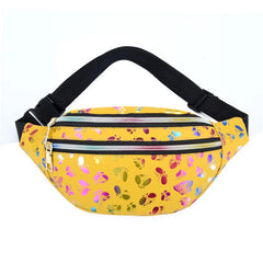 Colorful Ladies Mobile Phone Waist Bag Waterproof Messenger Bag