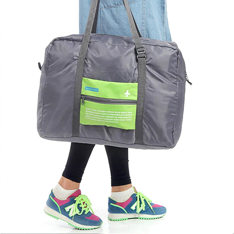 WaterProof Travel Bag Large Capacity Bag Women Nylon Folding Bag Unisex