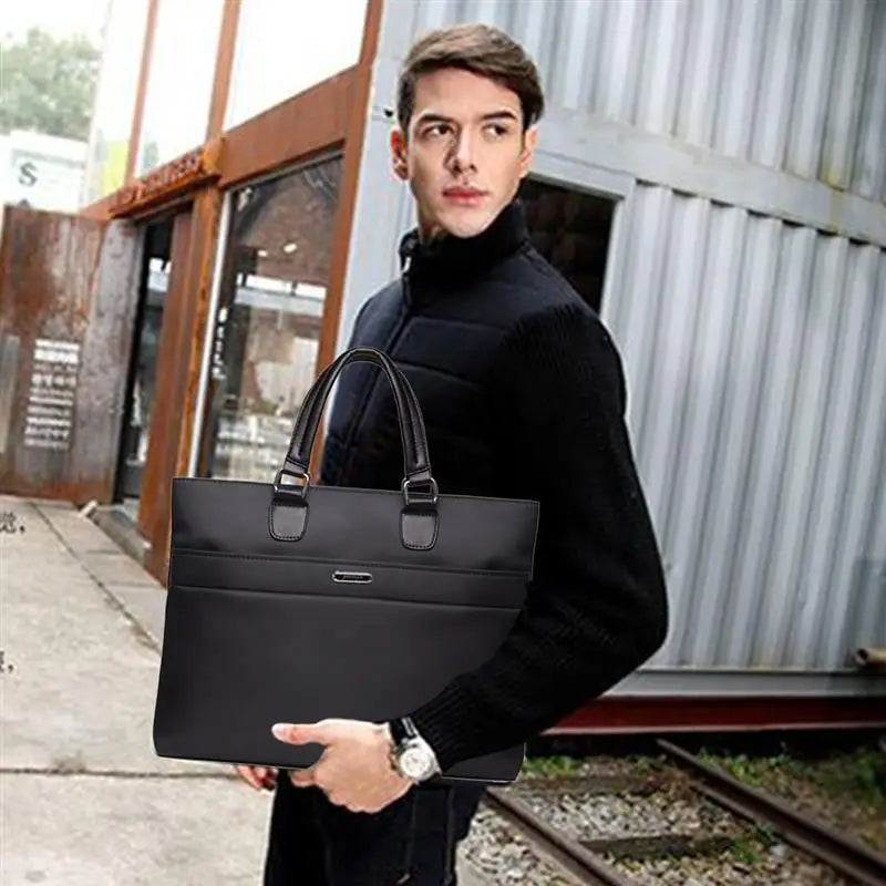 Waterproof Business Handbag Laptop Shoulder Briefcase Men Bag