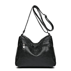 Women Soft PU Leather Shoulder Bag Messenger Crossbody Handbags