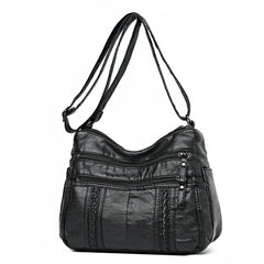 Women Soft PU Leather Shoulder Bag Messenger Crossbody Handbags
