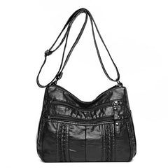 Women Soft PU Leather Shoulder Bag Messenger Crossbody Handbags