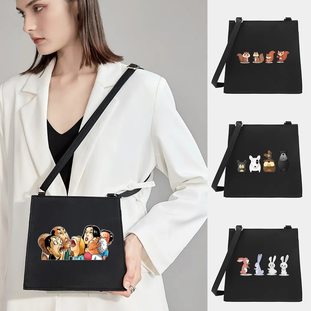 Wild Women Shoulder Messenger Small Square Bags Commute Handbag