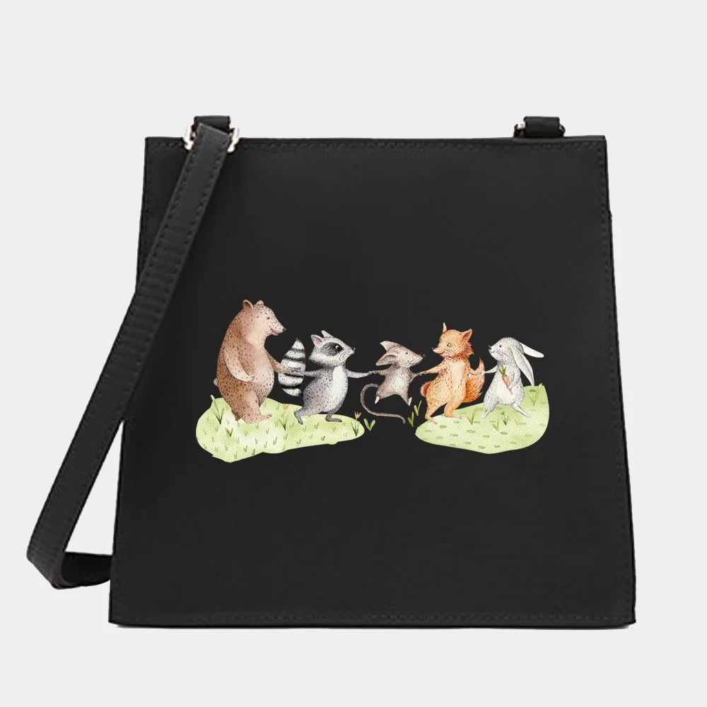 Wild Women Shoulder Messenger Small Square Bags Commute Handbag