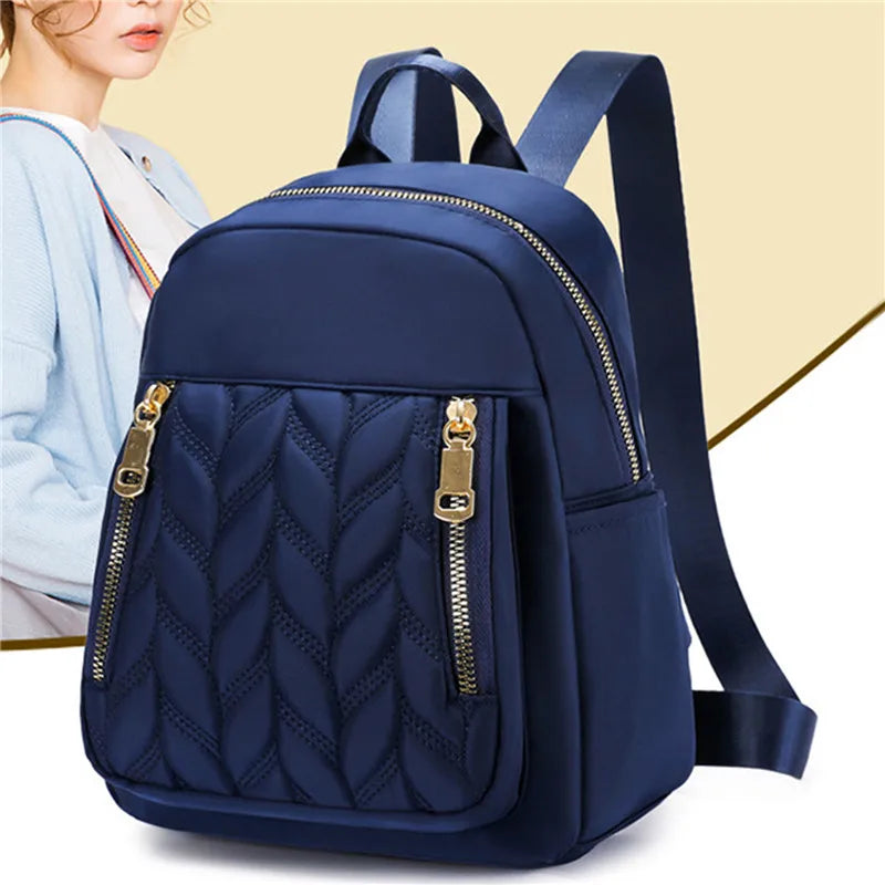 Women Backpack Urban Casual Travel Nylon Bag Lightweight