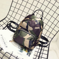 Nylon Women's Backpack for School Girls Teens Female