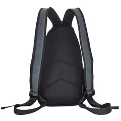 Geometric Luminous Backpack With Headphone Hole School Travel Shoulder Bags