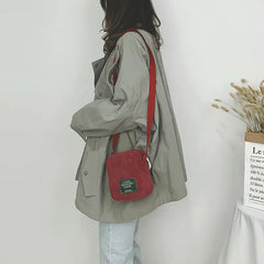 Women Solid Shoulder Bag Crossbody Tote Messenger Cosmetic