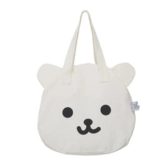 Women Bag Bear Head Double-Sided Back Shoulder Bag Large-Capacity School Bag