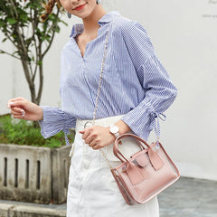 Women Clear Shoulder Bag Chain Crossbody Purse for Daily Travel