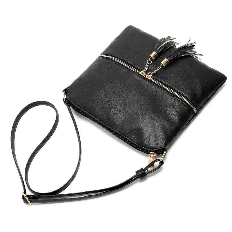 Vintage Tassels Crossbody Bag Retro Messenger Shoulder Bag