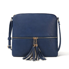Vintage Tassels Crossbody Bag Retro Messenger Shoulder Bag