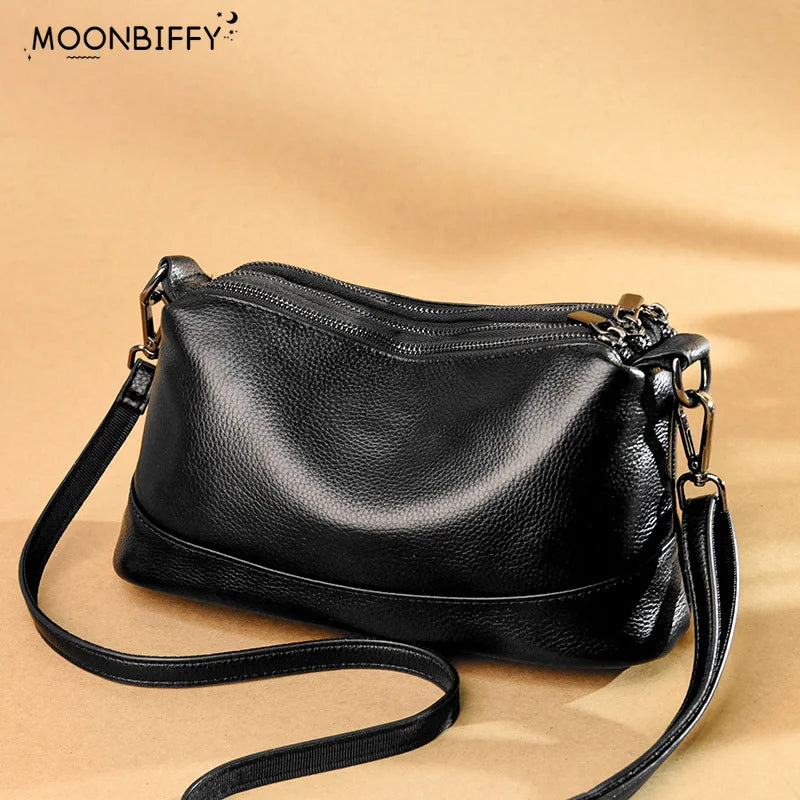 Women Leather Handbags Women's Bags Female Shoulder Bags Cowhide