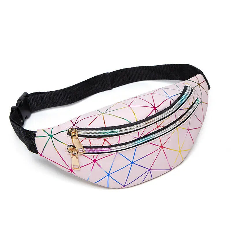 Women Girls Travel Waist Fanny Pack Money Belt Wallet Bum Bag Pouch
