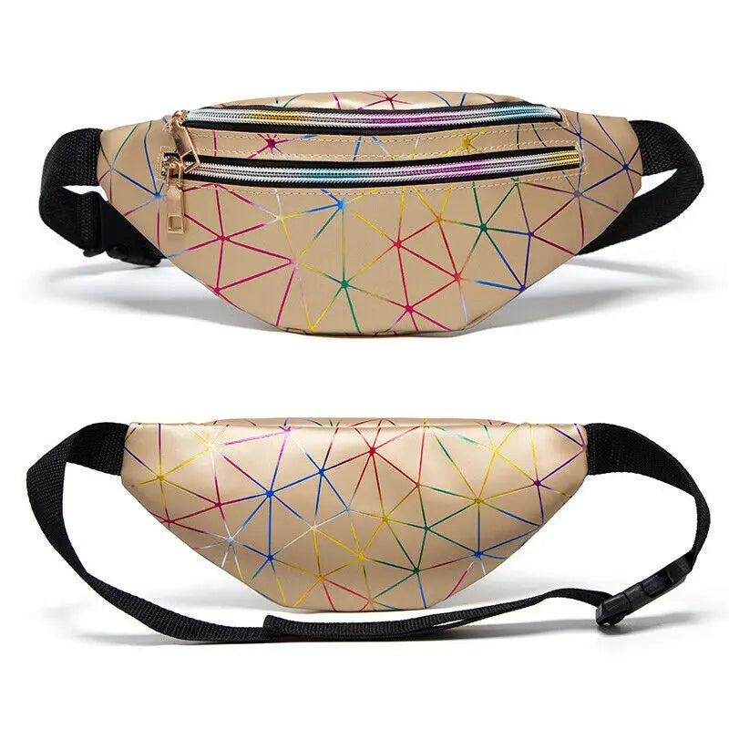 Women Girls Travel Waist Fanny Pack Money Belt Wallet Bum Bag Pouch