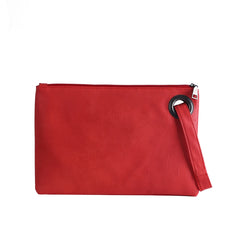 Women Handbag Solid Lady Clutches Bag Soft Girl Zipper Packet Female Casual Bags