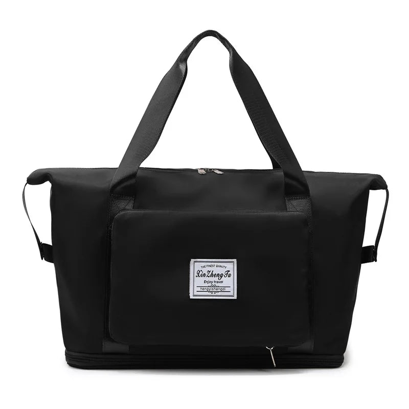 Women Handbag Waterproof Wet Dry Separation Large Capacity Collapsible Bag