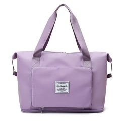 Women Handbag Waterproof Wet Dry Separation Large Capacity Collapsible Bag