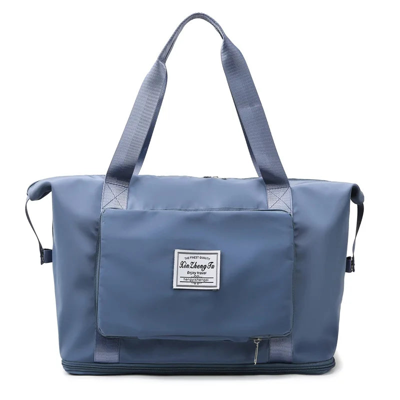 Women Handbag Waterproof Wet Dry Separation Large Capacity Collapsible Bag