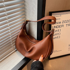 Women Stylish PU Leather Shoulder Bag Crossbody Handbag