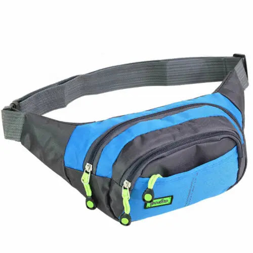 Waterproof Fanny Pack Waist Belt Bag Pouch Travel Sport Hip Money Bag