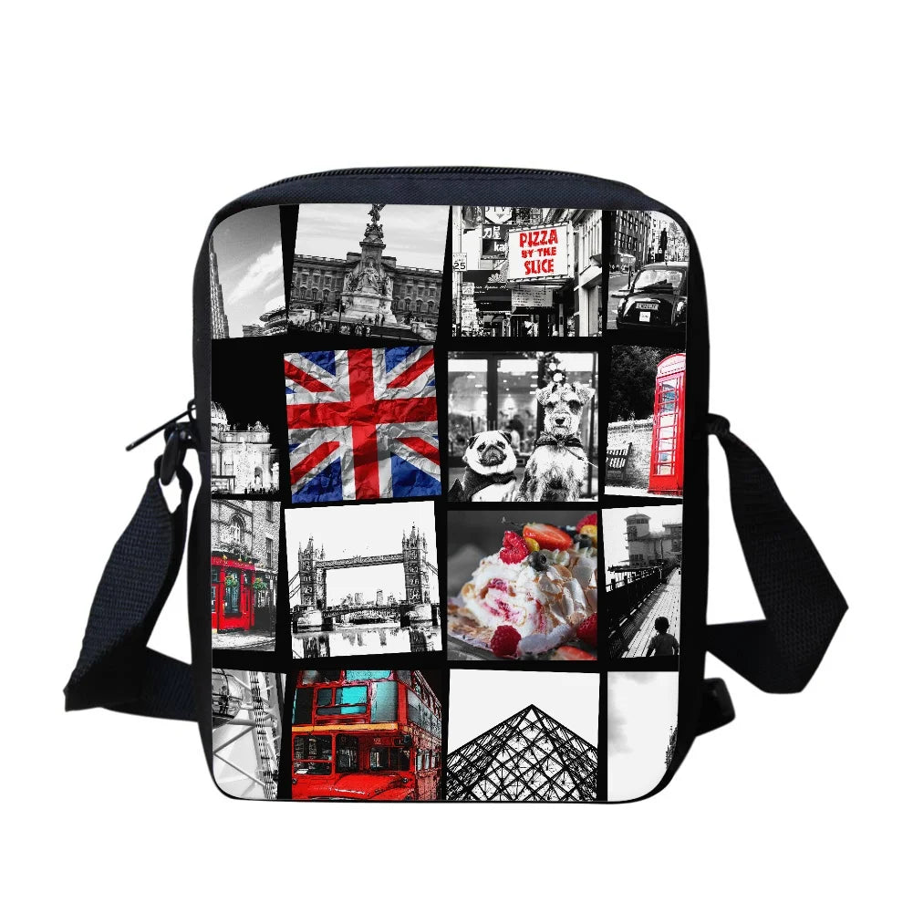 Customizable Landscape Flags Messenger Bag