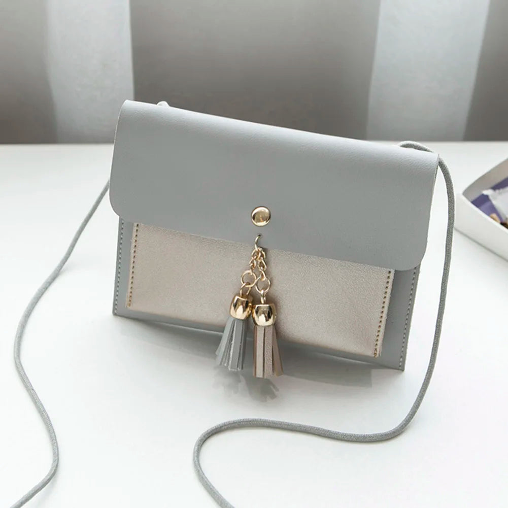 Women Mini Crossbody Bag PU Leather Shoulder Bag Coin Phone Holder