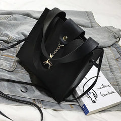Women PU Leather Handbags Small Square Shoulder Bag Female Deer