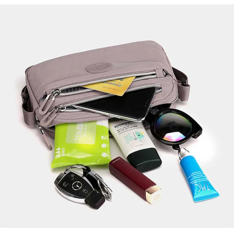 Women's Small Shoulder Bag Zipper Phone Purse Wallet