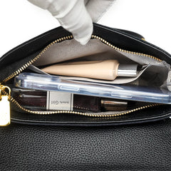 Leather Crossbody Bag for Women Mini Handbag Travel Messenger Bag