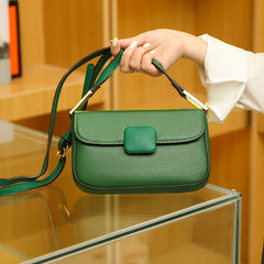 Leather Crossbody Bag for Women Mini Handbag Travel Messenger Bag