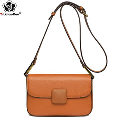 Leather Crossbody Bag for Women Mini Handbag Travel Messenger Bag