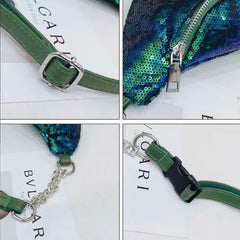 Glitter Sequin Waist Bag Shiny Fanny Pack