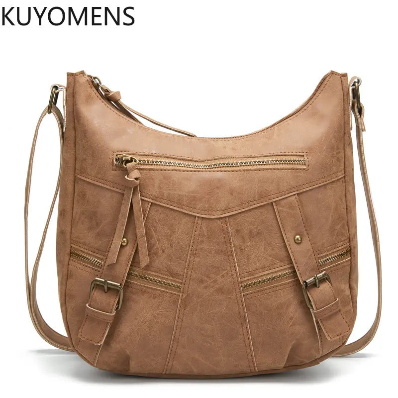 Women Shoulder Bag Crossbody Small Size Messenger Handbag Pockets Tote Purse
