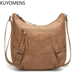 Women Shoulder Bag Crossbody Small Size Messenger Handbag Pockets Tote Purse
