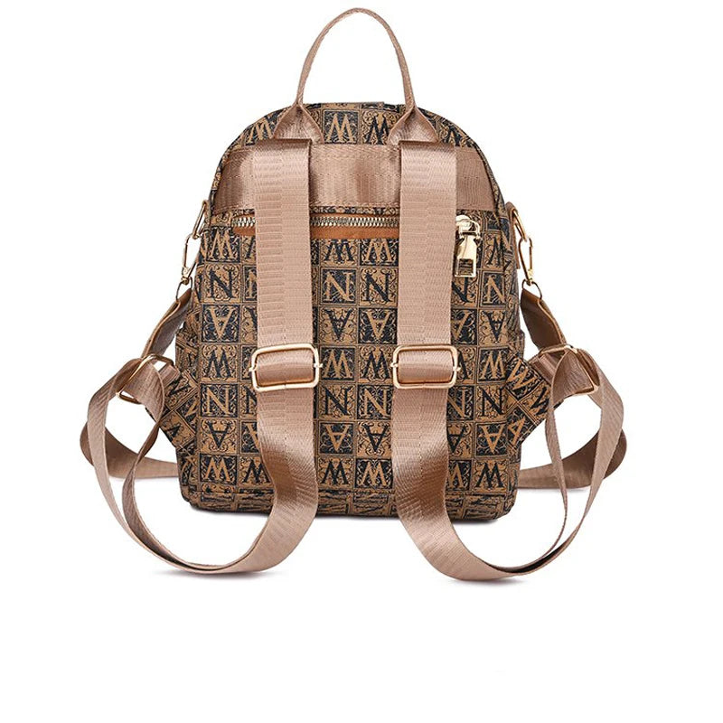 Women Travel PU Backpack Large Capacity Female Shoulder Bag For Teenagers