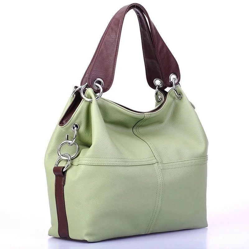 Women Versatile Handbag Lady Soft PU Leather Bags Messenger Bag