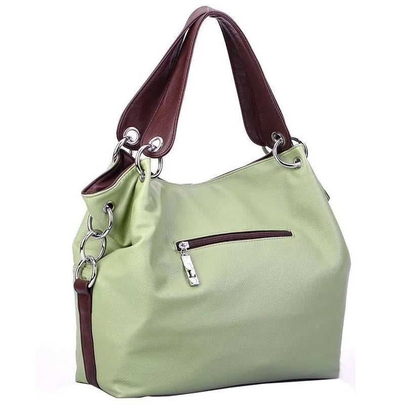 Women Versatile Handbag Lady Soft PU Leather Bags Messenger Bag