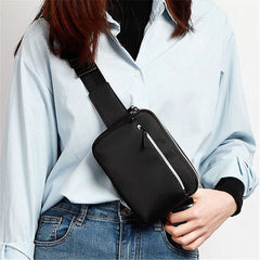 Women Waist Bags Fanny Pack Zipper Chest Bag Outdoor Sports Crossbody Bags