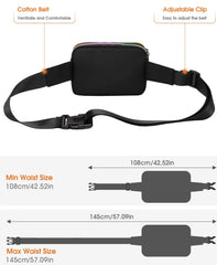 Women Waist Bags Fanny Pack Zipper Chest Bag Outdoor Sports Crossbody Bags