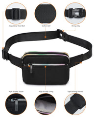 Women Waist Bags Fanny Pack Zipper Chest Bag Outdoor Sports Crossbody Bags