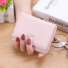 Women Wallet Wearable Concise PU Leather Position High Purse Money Clip